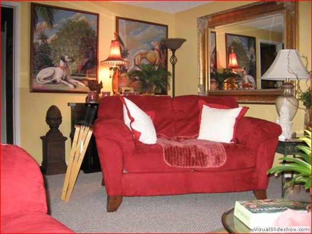 sofa red
